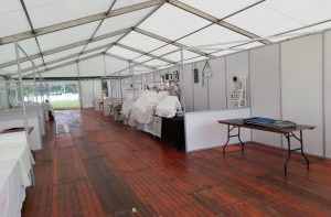 Shell Scheme hire lighting and power for marquee